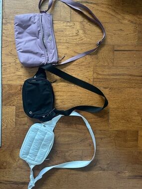 lululemon athletica White Quilted Belt Bag - Lightweight Everyday Crossbody